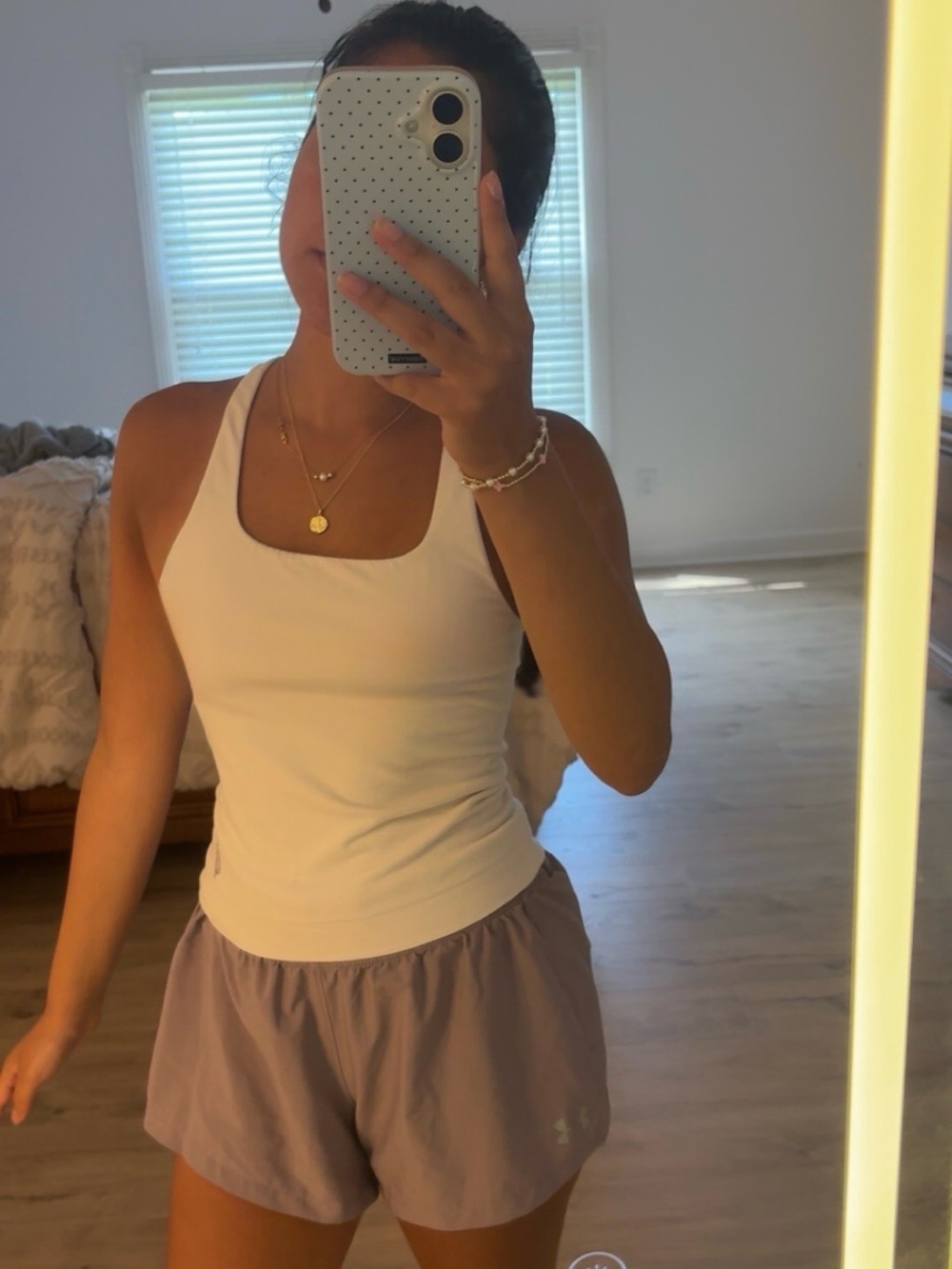 Under Armour Lavender Athletic Shorts